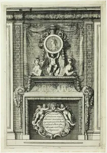 Le Pautre Jean Prints: Chimneys in the Italian Manner, c. 1665. Creator: Jean le Pautre