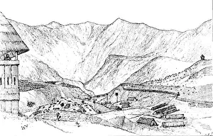 Myanmar Asia Prints: The Chin Expedition: Fort White