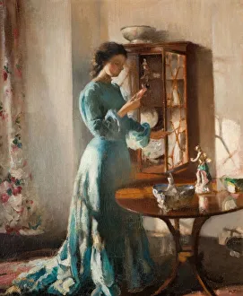 The China Cabinet, 1903. Creator: Henry Tonks