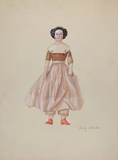 China-Headed Doll, c. 1936. Creator: Beverly Chichester