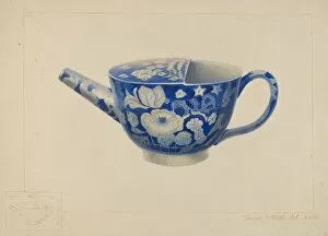 Sickness Collection: China Invalids Cup, c. 1938. Creator: Vincent P. Rosel