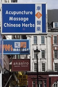 Sign Collection: Chinatown, London, England, UK, 3 / 9 / 10. Creator: Ethel Davies