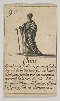 De Saint Sorlin Gallery: Chine, 1644. Creator: Stefano della Bella