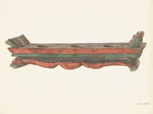 Van Voris Cordon Vera Prints: Chinese Altar Tray, c. 1939. Creator: Vera Van Voris