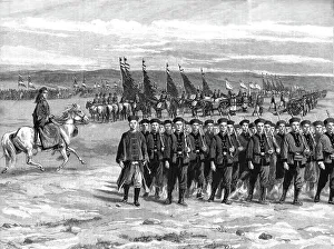 The Chinese Army; Review of Troops in new uniforms recently adopted by Government, 1891. Creator: Unknown