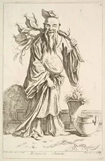 Chez Huquier Gallery: Chinese botanist, 1738-45. Creator: Francois Boucher