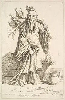Huquier Prints: Chinese botanist, 1738-45. Creator: Francois Boucher