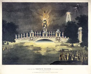 Chinese Bridge in St Jamess Park... in celebration of the glorious peace of 1814