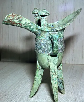 Chinese bronze libation vessel, 12th century BC