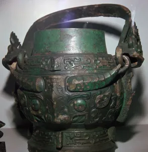 Chinese bronze wine-vessel, 11th century BC