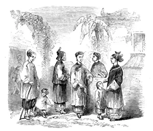 Nursemaid Prints: Chinese Costumes, north part of Kwang-Tung, 1857. Creator: Unknown