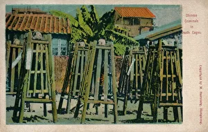 Chinese Criminals in Death Cages, c1900