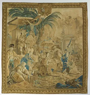 Beauvais Prints: Chinese Fair, 1723-1774. Creator: Beauvais (French); Jean Joseph Dumons (French)