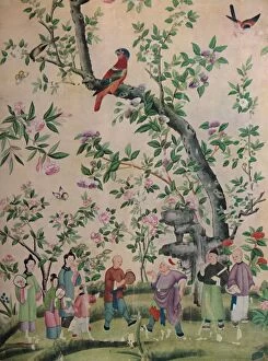 Edward F Strange Gallery: Chinese Hand-Painted Wall-Paper, 1928