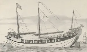 The Chinese Junk Keying'-Captain Kellett-As she appeared in New York harbour