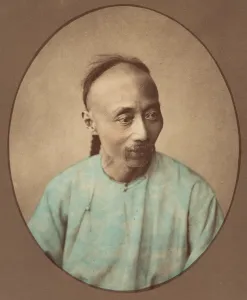 Raimund Von Prints: [Chinese Man], 1870s. Creator: Baron Raimund von Stillfried