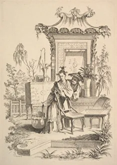 Huquier Prints: Chinese Man and Woman, ca. 1742. Creator: Gabriel Huquier