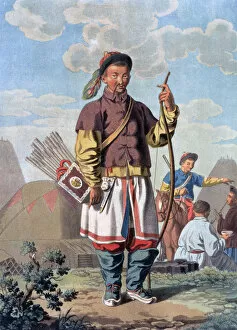 Officer Collection: A Chinese Officer, 19th century. Artist: E Karnejeff