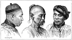 Ronjat Prints: Chinese portraits, 19th century. Artist: E Ronjat
