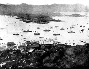 Steamship Prints: The Chinese Question: British Kowloon, from Hong-Kong, 1898. Creator: Unknown