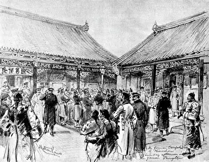 Territorial Prints: The Chinese Question - the German Occupation of Kiao-Chau: Sunday Afternoon