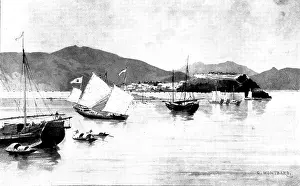 Controversy Prints: The Chinese Question: Ting-Hae, Island of Chusan, 1898. Creator: Unknown
