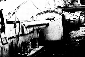 Icicle Prints: The Chinese Question: upper deck gun of H