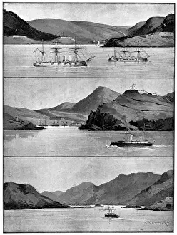 Steamship Prints: The Chinese Question: views of the stations acquired by Great Britain and Russia