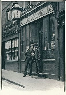 Sidewalk Gallery: A Chinese shop, Limehouse, London, c1900 (1901)