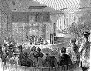 Chinese theatre, San Francisco, c1870