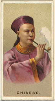 Stereotype Prints: Chinese, from Worlds Smokers series (N33) for Allen & Ginter Cigarettes, 1888