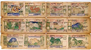 Year Prints: Chinese zodiac figures, late 18th century