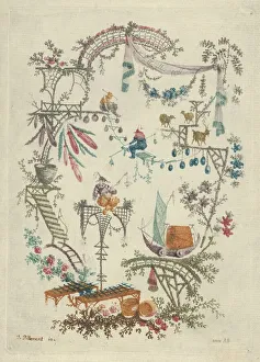 Chinoiserie from Nouvelle Suite de Cahiers Arabesques Chinois, 1790-99 Chinoiserie from Nouvelle Suite de Cahiers Arabesques Chinois, 1790-99