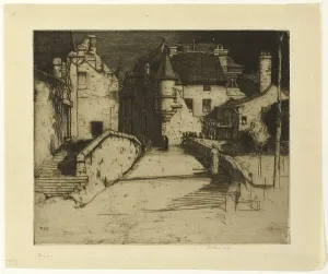 Dy Cameron Prints: Chinon, 1902. Creator: David Young Cameron