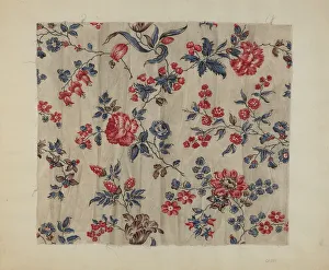 Sylvia Dezon Prints: Chintz, c. 1939. Creator: Sylvia DeZon