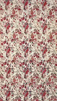 Curtains Collection: Chintz Curtain, India, First quarter 18th century. Creator: Unknown