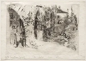 Otto H Bacher American Prints: Chioggia, 1880. Creator: Otto H. Bacher (American, 1856-1909)