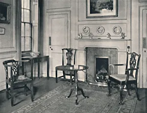 Polished Collection: Chippendale Furniture in an Early Georgian House at Hampstead, 1927. Artists: Edward F Strange