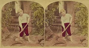 Stereoscopy Prints: Chips of the Old Block. 1876. Creator: L. Melander & Bro