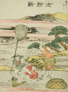 Hokusai Collection: Chiriyu, from the series 'Fifty-three Stations of the Tokaido (Tokaido gojusan tsugi)