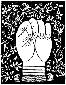 Chiromancy: Lines of the closed hand from Andre Corvo L Art de Chyromance Lyons c1545