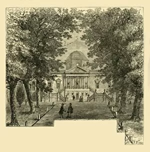Chiswick House Gallery: Chiswick House, in 1763, (c1878). Creator: Unknown