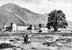 P Naumann Prints: The Chitral Expedition: the Fort of Mastuj