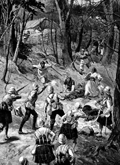P Naumann Prints: The Chitral Expedition - from a sketch by Mr