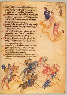 Chludov Psalter Gallery: The Chludov Psalter. Psalm 105, ca 850
