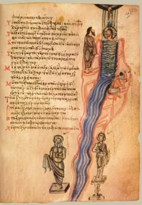 The Chludov Psalter. Psalm 113, ca 850