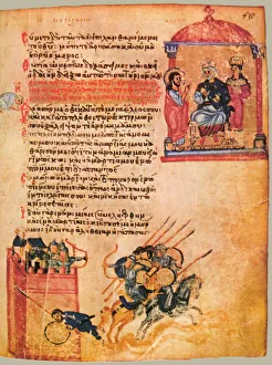 Chludov Psalter Gallery: The Chludov Psalter. Psalm 50, ca 850