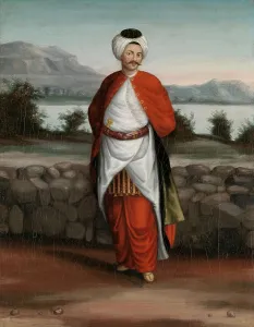 Diplomatic Prints: Choadar, Servant of the Ambassador, 1700-1737. Creator: Workshop of Jean Baptiste Vanmour