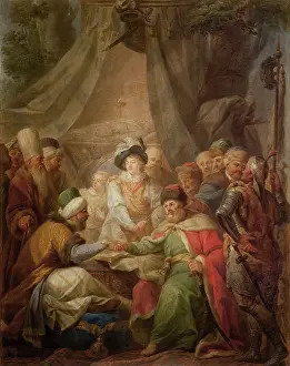 Agreement Prints: The Chocim Treaty, 1796. Creator: Marcello Bacciarelli