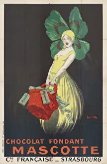 Art Deco Gallery: Chocolat fondant Mascotte. Compagnie française, Strasbourg, 1920